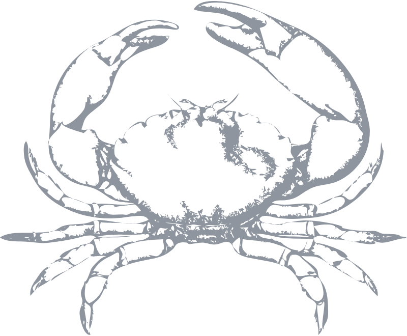 Penny's Hill Beach Club iconography - crab